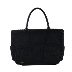 Bolsa de pelúcia moderna - grande capacidade