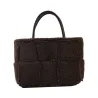 Trendy plush handbag - large capacityHandbags