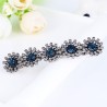 Elegant hair clip with crystal flowersHair clips