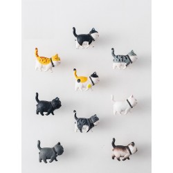 Puxadores decorativos para móveis - ganchos de parede - em forma de gato