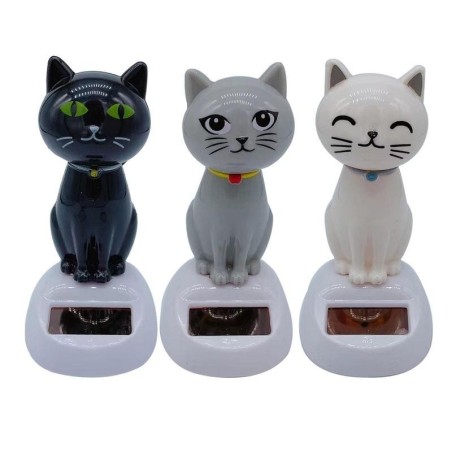 Gato dançante - brinquedo movido a energia solar
