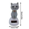 Gato dançante - brinquedo movido a energia solar