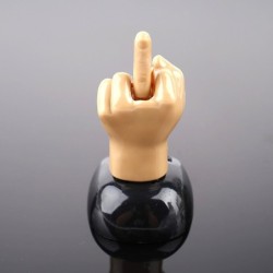 Solar powered toy - moving middle fingerSolar