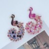 broche de pavão de cristal