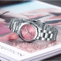 CHRONOS - luxury silver Quartz watch - stainless steelWatches
