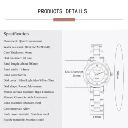 CHRONOS - luxury silver Quartz watch - stainless steelWatches
