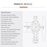 CHRONOS - luxury silver Quartz watch - stainless steelWatches