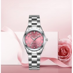CHRONOS - luxury silver Quartz watch - stainless steelWatches
