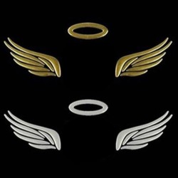 Adesivo de carro 3D - asas de anjo