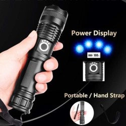 Z20 - XHP50 - bateria 18650 - lanterna LED - zoom - USB - à prova d'água