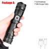 Z20 - XHP50 - bateria 18650 - lanterna LED - zoom - USB - à prova d'água