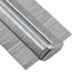 Medidor de perfil de contorno profissional - gabarito - ferramenta de ladrilhos / metal laminado - 125 mm