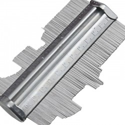 Medidor de perfil de contorno profissional - gabarito - ferramenta de ladrilhos / metal laminado - 125 mm