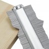 Medidor de perfil de contorno profissional - gabarito - ferramenta de ladrilhos / metal laminado - 125 mm