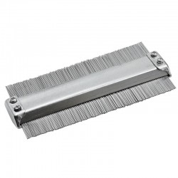 Medidor de perfil de contorno profissional - gabarito - ferramenta de ladrilhos / metal laminado - 125 mm