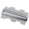 Medidor de perfil de contorno profissional - gabarito - ferramenta de ladrilhos / metal laminado - 125 mm