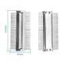 Medidor de perfil de contorno profissional - gabarito - ferramenta de ladrilhos / metal laminado - 125 mm