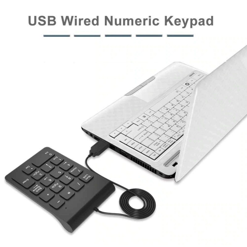 2.4GHz - numeric keypad numpad - 18 keys - wired / wirelessKeyboards