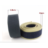 Military canvas belt - metal buckle with pistolBelts