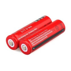 18650 Bateria Li-Ion - recarregável - 3.7V - 4000mAh