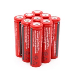 Bateria Li-on 18650 - recarregável - 3,7V - 4800mAh