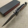 Folding pocket knife - black steel blade - rosewood handleKnives & Multitools