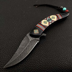 Folding pocket knife - decorative colorful handleKnives & Multitools