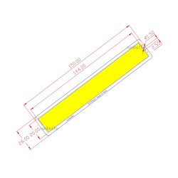 Fita LED COB - 8W - 150 * 26mm