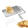 Multifunctional slicer - cheese / meet / vegetables - with 5 cutting wires - stainless steelTools