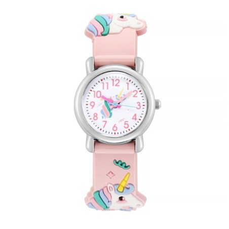 Kids Quartz watch - silicone strap with unicornWatches