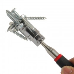 Miniferramenta de captação magnética telescópica - com LED