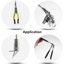 Miniferramenta de captação magnética telescópica - com LED