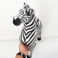 Zebra realista - brinquedo de pelúcia