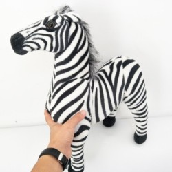 Zebra realista - brinquedo de pelúcia