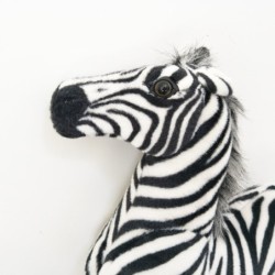 Zebra realista - brinquedo de pelúcia
