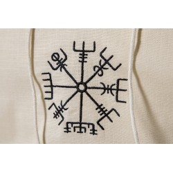 Camisa manga longa de algodão - com gola alta