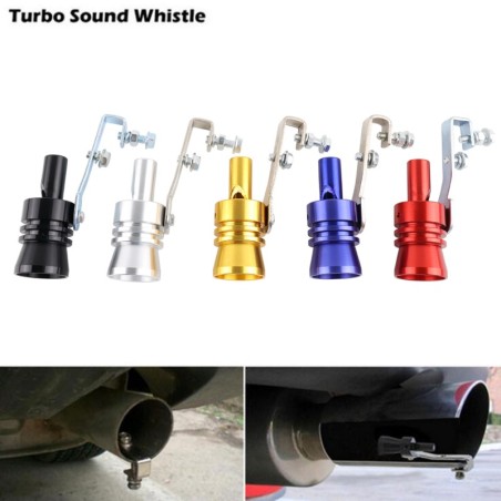 Som turbo universal para carro / motocicleta - apito turbo para tubo de escape