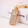 Perfume frasco de cristal - chaveiro