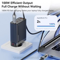 Cabo USB C para tipo C - carregamento rápido - transmissão de dados - com display LCD - 60W / 100W