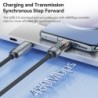 Cabo USB C para tipo C - carregamento rápido - transmissão de dados - com display LCD - 60W / 100W
