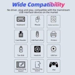 Type-C / USB A - USB 3.0 HUB - OTG - 4 / 7-port - splitter - adapterHubs