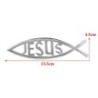 Jesus/símbolo de peixe - adesivo de carro