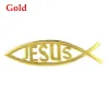 Jesus/símbolo de peixe - adesivo de carro