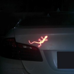 Adesivo refletivo para carro - padrão de lagartixa - 2 peças