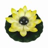 Flor movida a energia solar - forma de lótus - LED - fonte / lagoa decoração flutuante