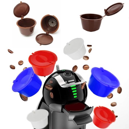 Cápsulas de café recarregáveis / reutilizáveis - para Dolce Gusto - 3 peças