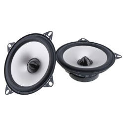 Alto-falante coaxial para carro de alta fidelidade - 2 vias - 4 polegadas - 60W - 2 peças