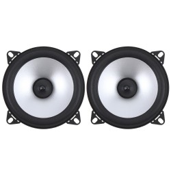 Alto-falante coaxial para carro de alta fidelidade - 2 vias - 4 polegadas - 60W - 2 peças