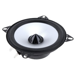 Alto-falante coaxial para carro de alta fidelidade - 2 vias - 4 polegadas - 60W - 2 peças