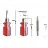 Dual function screwdriver - interchangeable head - flat / crossed bitScrewdrivers